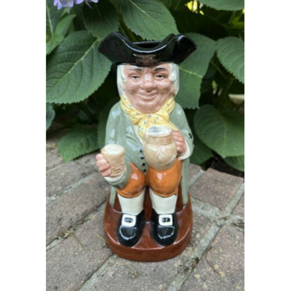 ROYAL DOULTON #8321 HAPPY JOHN LARGE 8 3/4" TOBY MUG / PITCHER